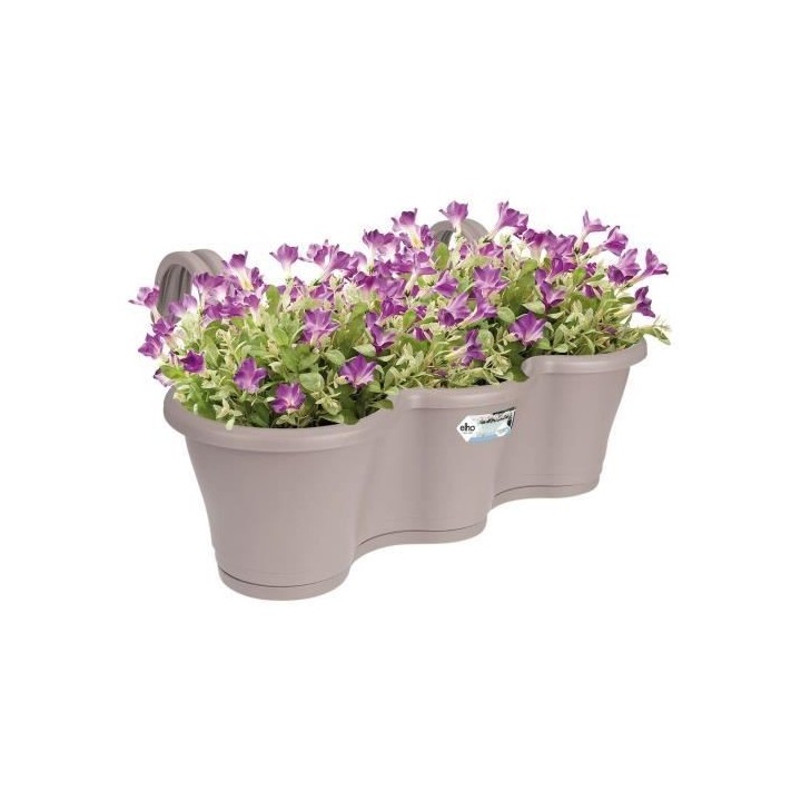 ELHO Balconniere Corsica Trio L 27.1 x W 53.5 x H 25.9 cm - Taupe