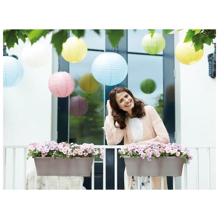 ELHO Balconniere Corsica Trio L 27.1 x W 53.5 x H 25.9 cm - Taupe