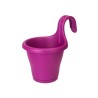 ELHO Jardiniere de balcon Corsica Simple - Rose cerise - Extérieur & Balcon - L 19,4 x W 27,1 x H 25,9 cm