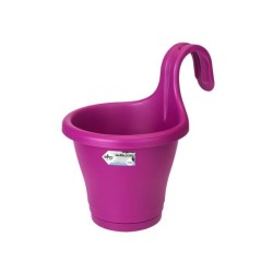 ELHO Jardiniere de balcon Corsica Simple - Rose cerise - Extérieur & Balcon - L 19,4 x W 27,1 x H 25,9 cm