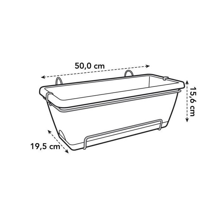 ELHO Balconniere Barcelona 50 - Fruits rouges - Extérieur & Balcon -