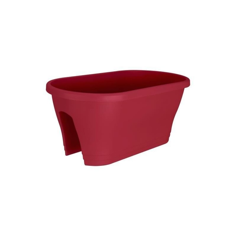 ELHO Bac de balcon Corsica Flower Bridge 60 - Fruits rouges - Extérieur & Balcon - L 29,6 x W 58 x H 24 cm