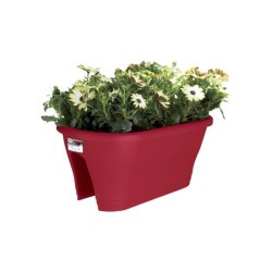 ELHO Bac de balcon Corsica Flower Bridge 60 - Fruits rouges - Extérieur & Balcon - L 29,6 x W 58 x H 24 cm