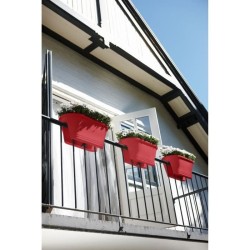 ELHO Bac de balcon Corsica Flower Bridge 60 - Fruits rouges - Extérieur & Balcon - L 29,6 x W 58 x H 24 cm