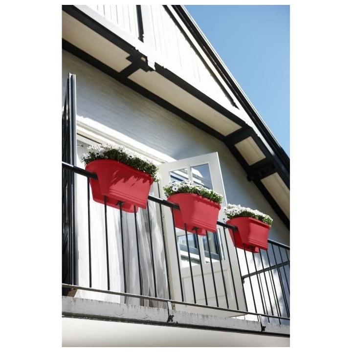 ELHO Bac de balcon Corsica Flower Bridge 60 - Fruits rouges - Extérie