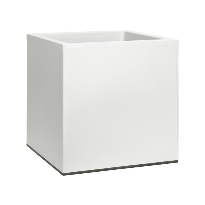 ELHO Jardiniere a roulettes Vivo 40 - Finition mate - Blanc - Intérie