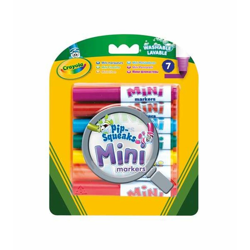 Ensemble de Marqueurs Crayola Mini Lavable 7 Pièces