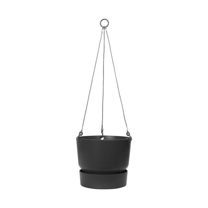 elho Greenville Suspension Noir Ø 24 cm Ampel - 123