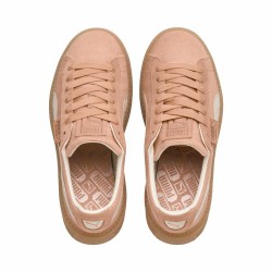 Baskets Casual pour Femme Puma Platform Trace Corduroy Orange