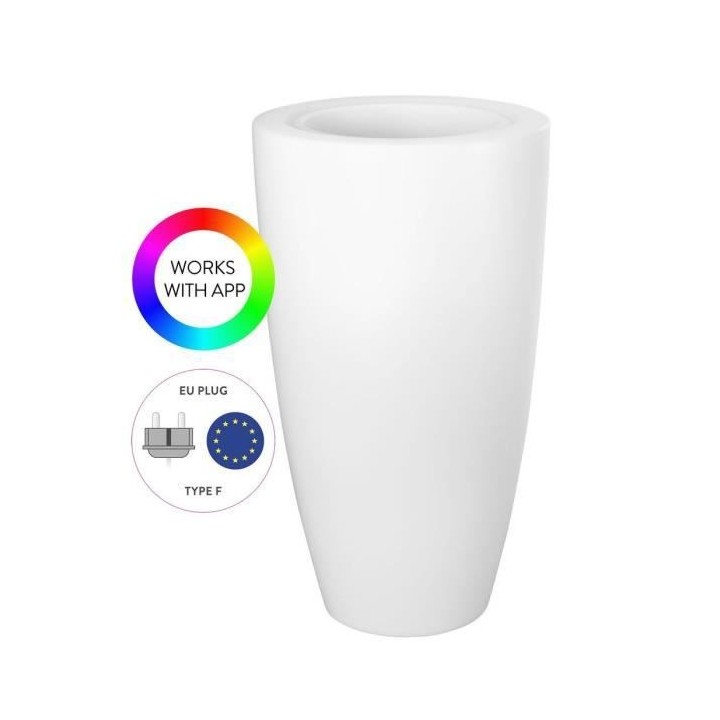 Pure Soft Round High Smart LED 40 transparent