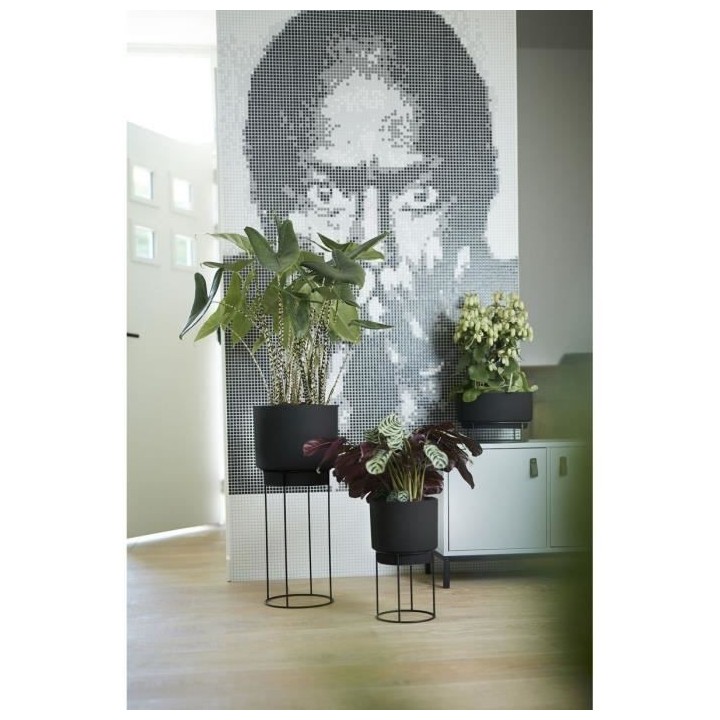 B.for Studio Rond 22 living noir