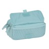 Trousse Fourre-Tout Triple Safta 21,5 x 10 x 8 cm Bleu