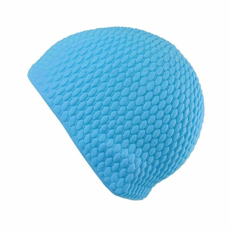 Bonnet de bain Ras Bubbles Taille unique Bleu Adultes