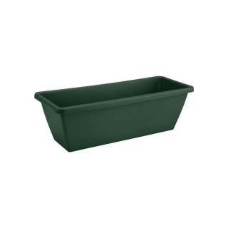 Barcelona jardiniere de balcon Soucoupe 50 leaf green