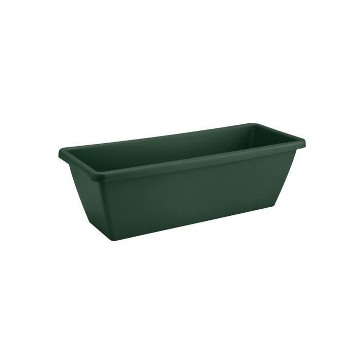 Barcelona jardiniere de balcon Soucoupe 50 leaf green