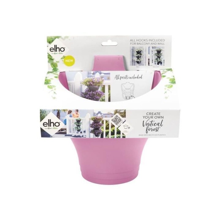 Pots a fleurs Vertical 24 Set/3 violet vif