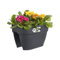 ELHO - Pot de fleurs - Vibia Campana Flower Bridge 40 - Anthracite - Balcon extérieur - L 26 x W 39 x H 22 cm