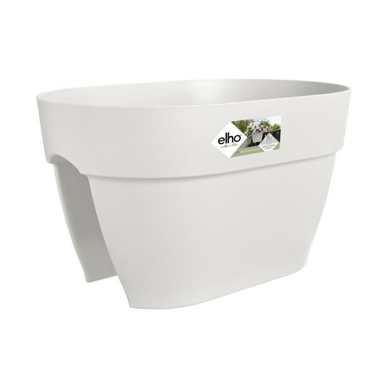 ELHO - Pot de fleurs - Vibia Campana Flower Bridge 40 - Blanc Soie - Balcon extérieur - L 26 x W 39 x H 22 cm