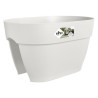 ELHO - Pot de fleurs - Vibia Campana Flower Bridge 40 - Blanc Soie - Balcon extérieur - L 26 x W 39 x H 22 cm