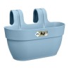 ELHO - Pot de fleurs - Vibia Campana Easy Hanger Medium - Bleu Vintage - Balcon extérieur - L 24.1 x W 36 x H 26.5 cm