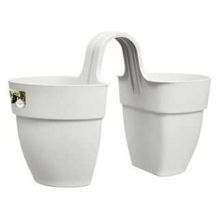 ELHO - Pot de fleurs - Vibia Campana Flower Twin 21 - Blanc Soie - Bal