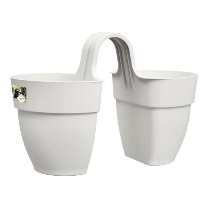 ELHO - Pot de fleurs - Vibia Campana Flower Twin 21 - Blanc Soie - Bal