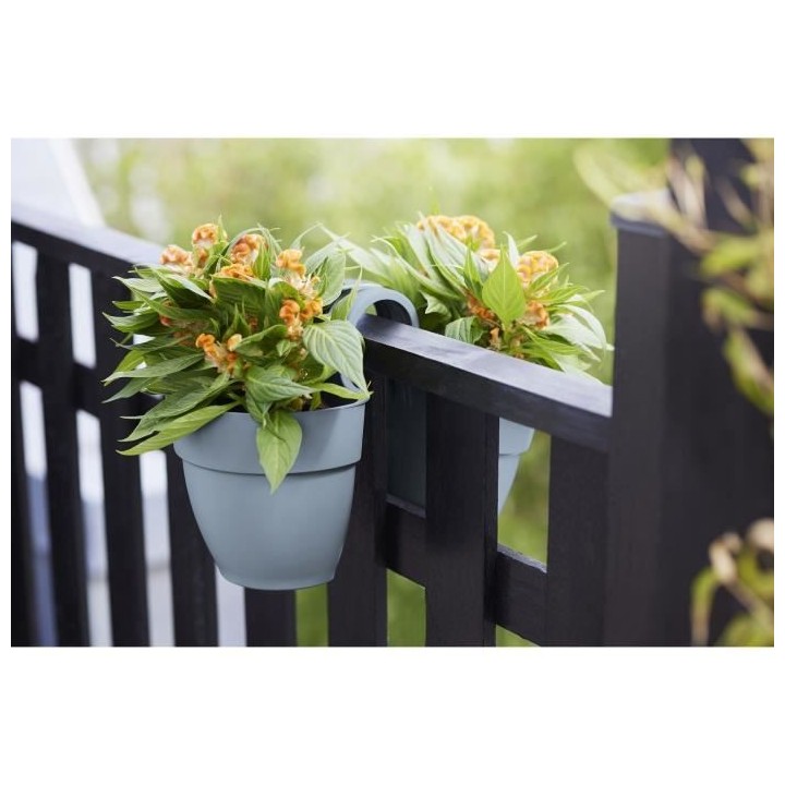 ELHO - Pot de fleurs - Vibia Campana Flower Twin 21 - Bleu Vintage - B