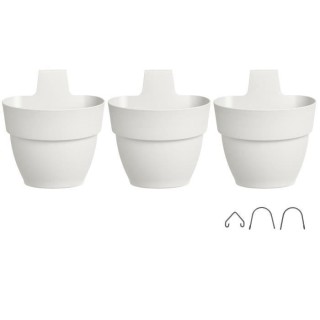 ELHO - Pot de fleurs - Vibia Campana Foret Vertical Set/3 - Blanc Soie