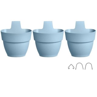 ELHO - Pot de fleurs - Vibia Campana Foret Vertical Set/3 - Bleu Vinta