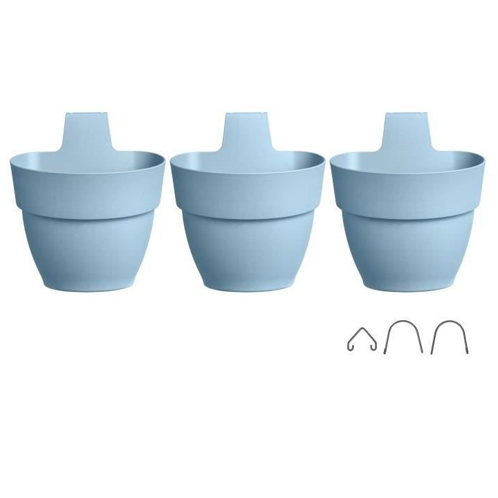 ELHO - Pot de fleurs - Vibia Campana Foret Vertical Set/3 - Bleu Vinta