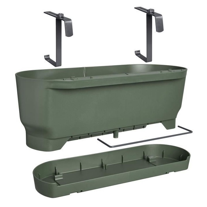 ELHO - Pot de fleurs - Greenville Easy Balcony 52 - Leaf Green - Balco