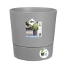 ELHO - Pot de fleurs - Greensense Aqua Care Rond 30 - Ciment Clair - Intérieur/extérieur - Ø 29.5 x H 29.1 cm