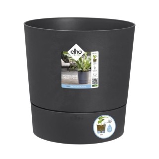 ELHO - Pot de fleurs - Greensense Aqua Care Rond 30 - Gris Charbon - I