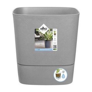 ELHO - Pot de fleurs - Greensense Aqua Care Carré 30 - Ciment Clair -