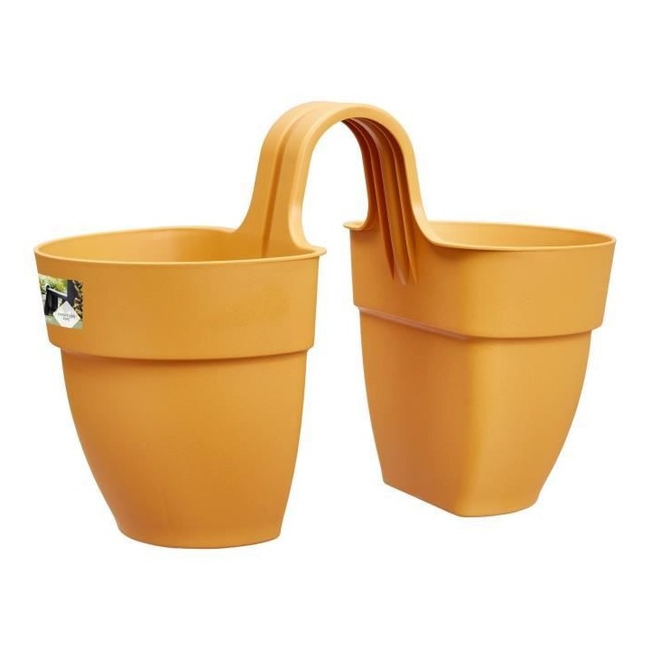 ELHO - Pot de fleurs - Vibia Campana Flower Twin 21 - Jaune Miel - Bal