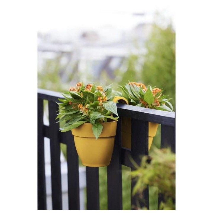 ELHO - Pot de fleurs - Vibia Campana Flower Twin 21 - Jaune Miel - Bal