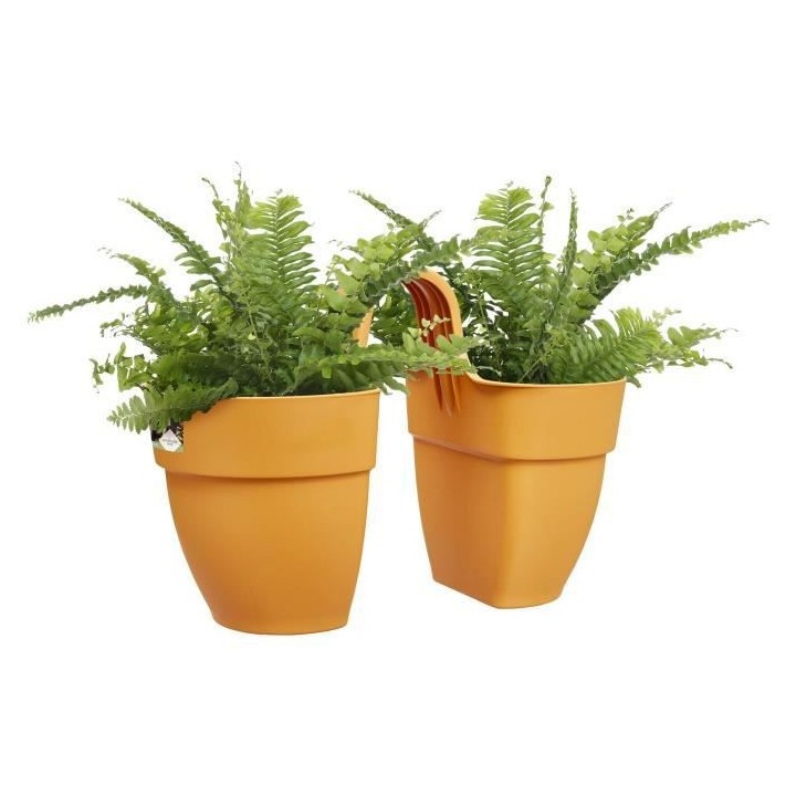 ELHO - Pot de fleurs - Vibia Campana Flower Twin 21 - Jaune Miel - Bal