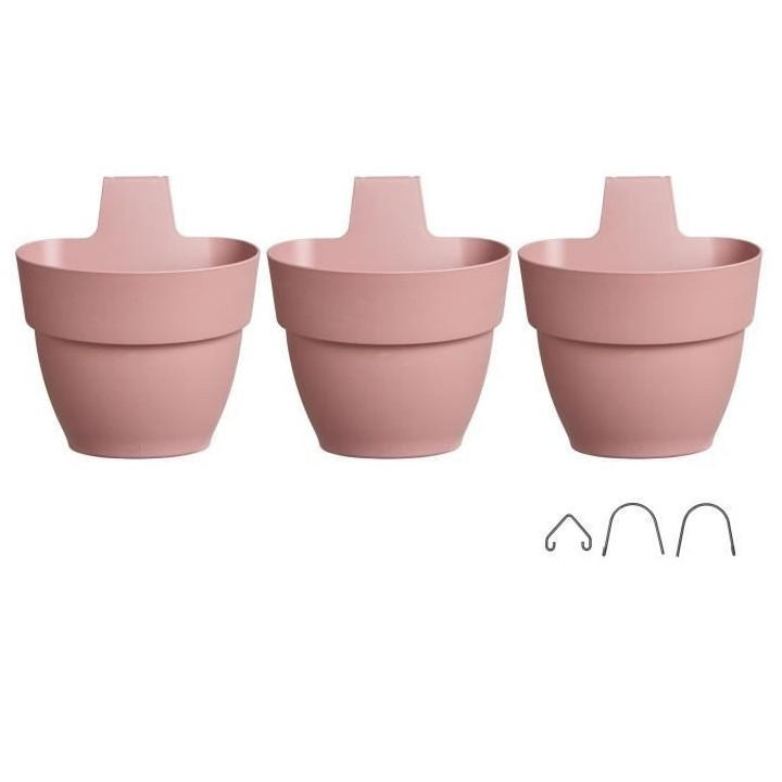 ELHO - Pot de fleurs - Vibia Campana Foret Vertical Set/3 - Rose Pouss