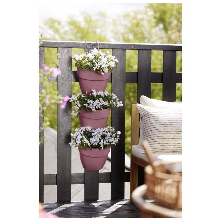 ELHO - Pot de fleurs - Vibia Campana Foret Vertical Set/3 - Rose Pouss