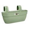 ELHO - Pot de fleurs - Vibia Campana Easy Hanger Large - Vert Pistache - Balcon extérieur - L 24.1 x W 46 x H 26.5 cm