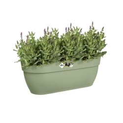 ELHO - Pot de fleurs - Vibia Campana Easy Hanger Large - Vert Pistache - Balcon extérieur - L 24.1 x W 46 x H 26.5 cm