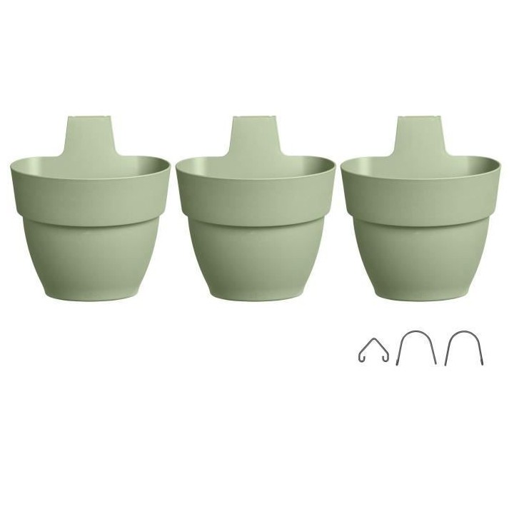 ELHO - Pot de fleurs - Vibia Campana Foret Vertical Set/3 - Vert Pista