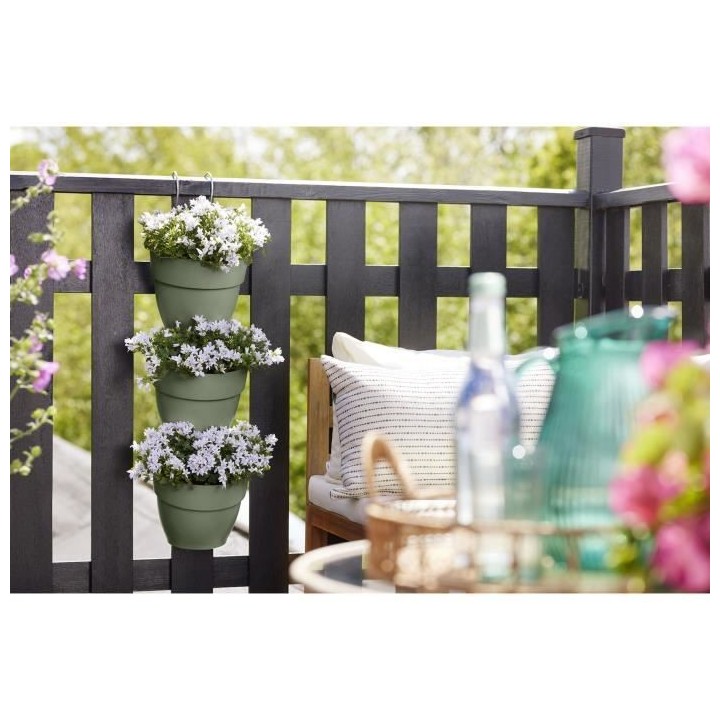 ELHO - Pot de fleurs - Vibia Campana Foret Vertical Set/3 - Vert Pista