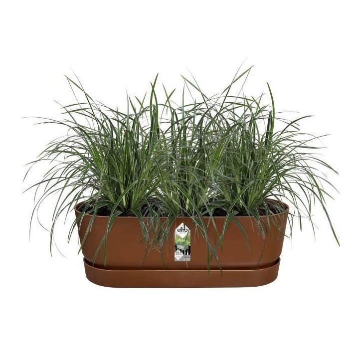 ELHO Jardiniere de balcon Greenville Easy Balcony 52 - Marron Glacé -