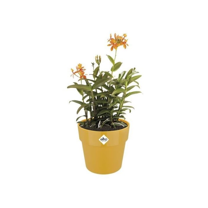 Pot de fleurs B.for Original Rond 22 ocre