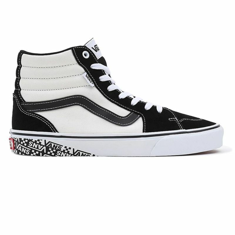 Chaussures casual homme Vans Filmore Hi Blanc Noir