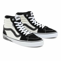 Chaussures casual homme Vans Filmore Hi Blanc Noir