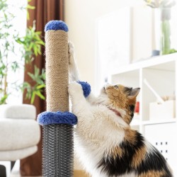 Griffoir Massant avec Balle pour Chat Miausage InnovaGoods Multicouleur Métal 30 x 40 cm (Reconditionné B)