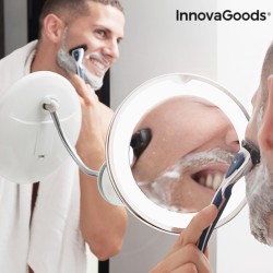 Miroir grossissant à LED avec bras flexible et ventouse Mizoom InnovaGoods IG814786 (Reconditionné C)