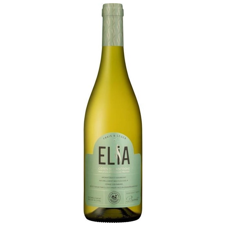 Elia 2021 IGP Côtes de Gascogne Vin blanc du Sud Ouest Naturellement